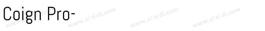 Coign Pro字体转换
